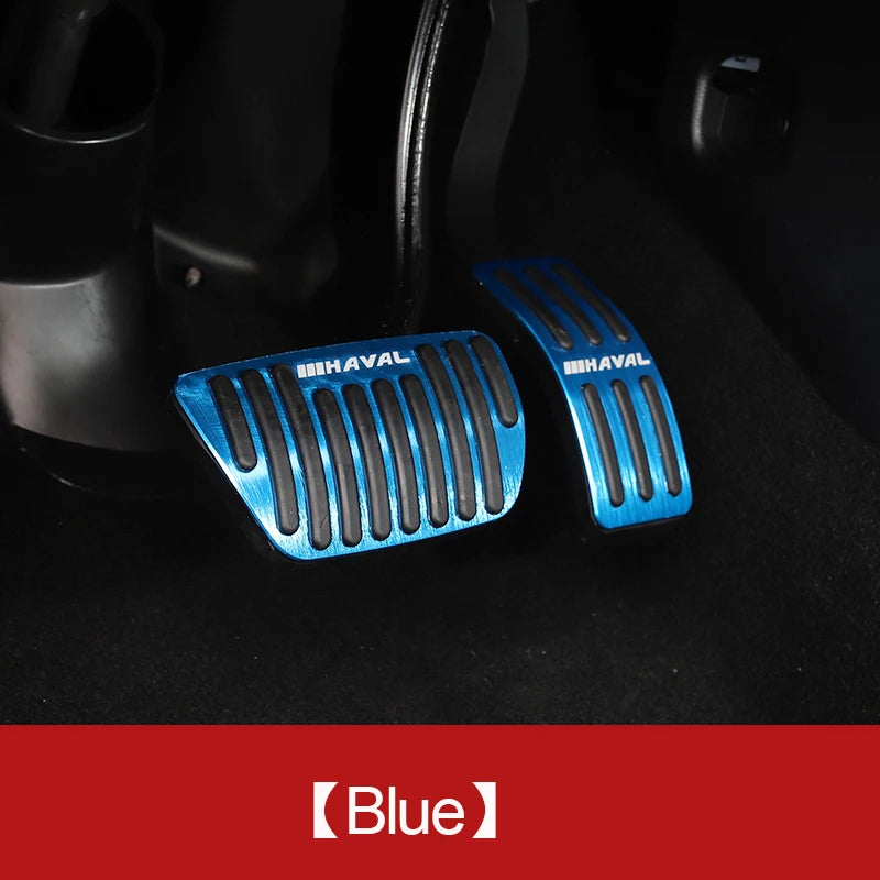 Car Accessories For Haval H6 Dargo 2021 2022 2023 AT Brake Accelerator Foot Pedals Pad Covers No Drill Anti-Slip With Rubbers