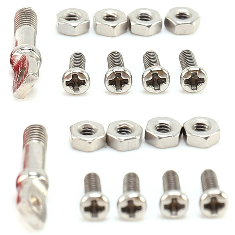 Trailer hook and screws 2Pcs Metal Front Rear Bumper Rescue Trailer Hook & Mount Set for Wpl Rc Car Truck Light Weight Cool and