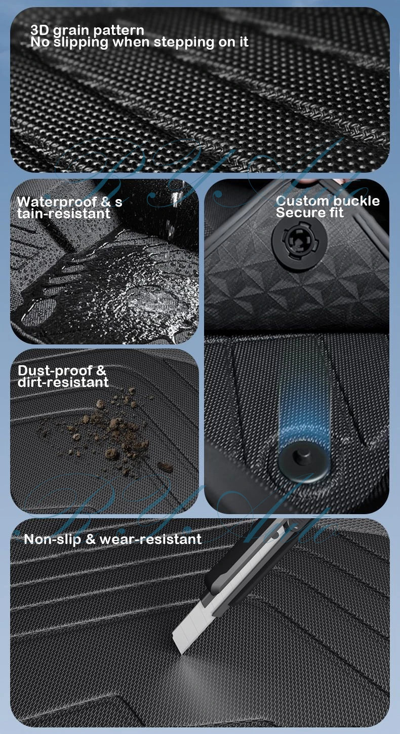 Car Floor Mats For Dongfeng Fengdu Oting Paladin 2024 2025 2026 2027 5seat Left Hand Driver Anti-dirty Foot Pad Auto Acesssories