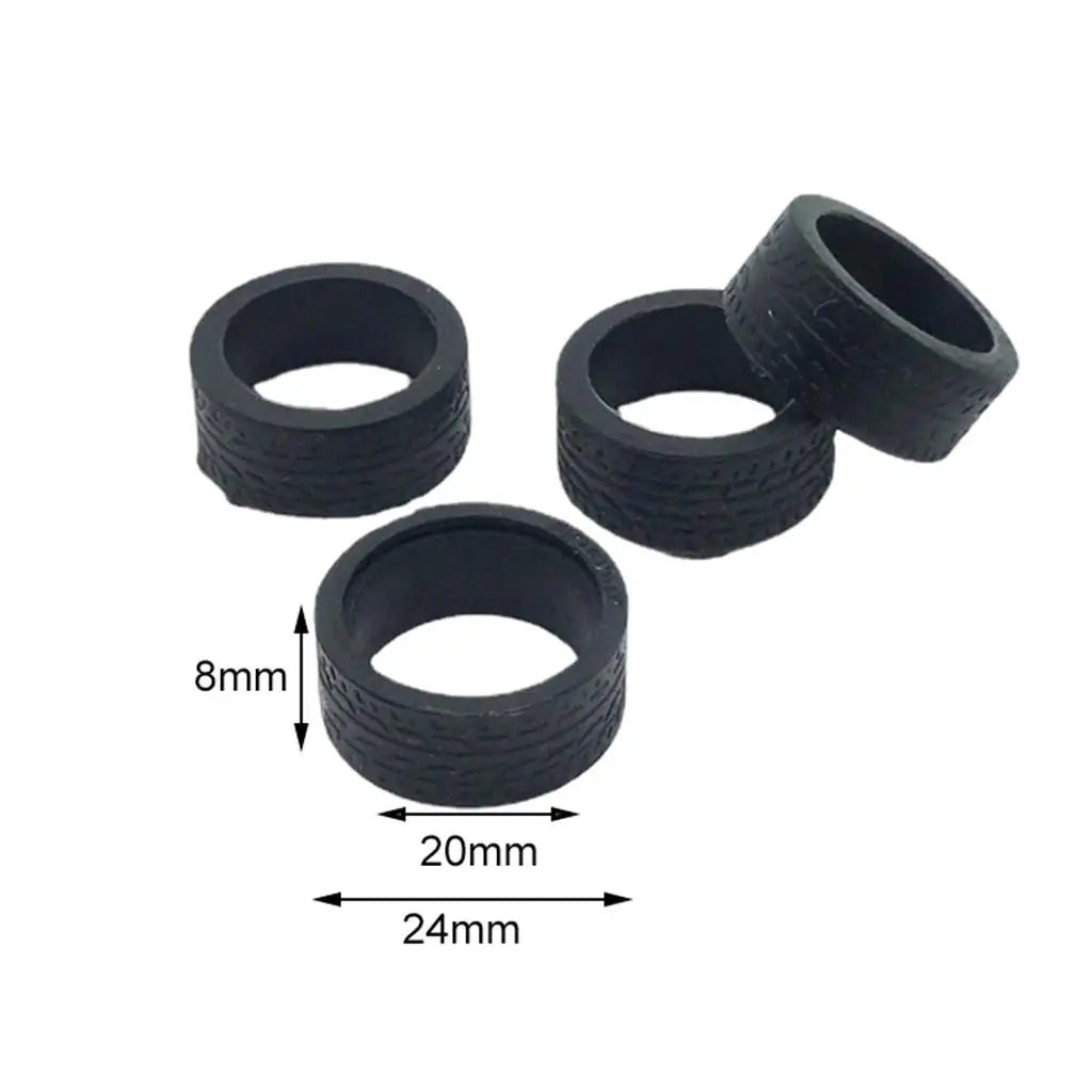 Racing Car Rubber Tires Wheel Tyres for WLtoys K969 K989 K999 1/28 4WD Racing Car Hobby Model Spare Parts Accessories