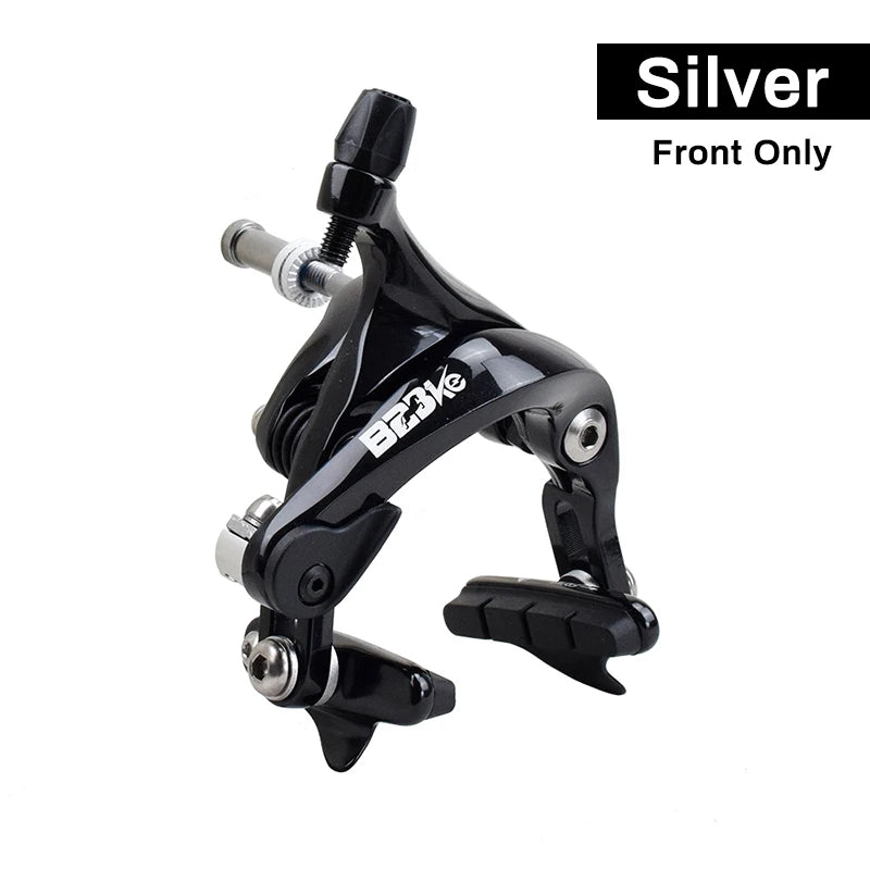 Aluminum Road Bicycle Brake CNC Forged Alloy Racing Fixed Gear Track Bike Wheel Rim C Brake Caliper Sets Front & Rear