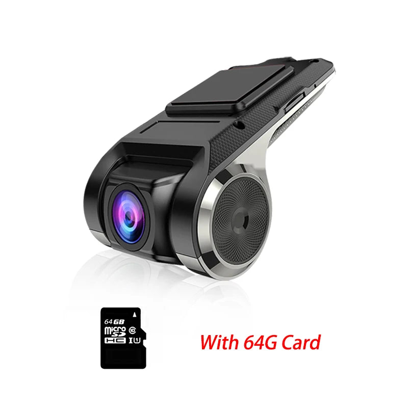 Full HD 1080P Car DVR USB ADAS Dash Cam For Car DVD Android Player Navigation Head Unit/Auto Audio Voice Alarm LDWS G-Shock