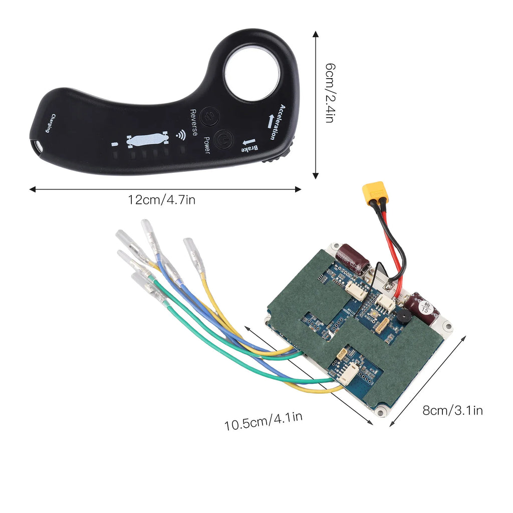 Electric Motor Control Panel ESC Electric Remote Control Scooter Controller Sinusoid Dual Drive Hub Motor Control Panel ESC
