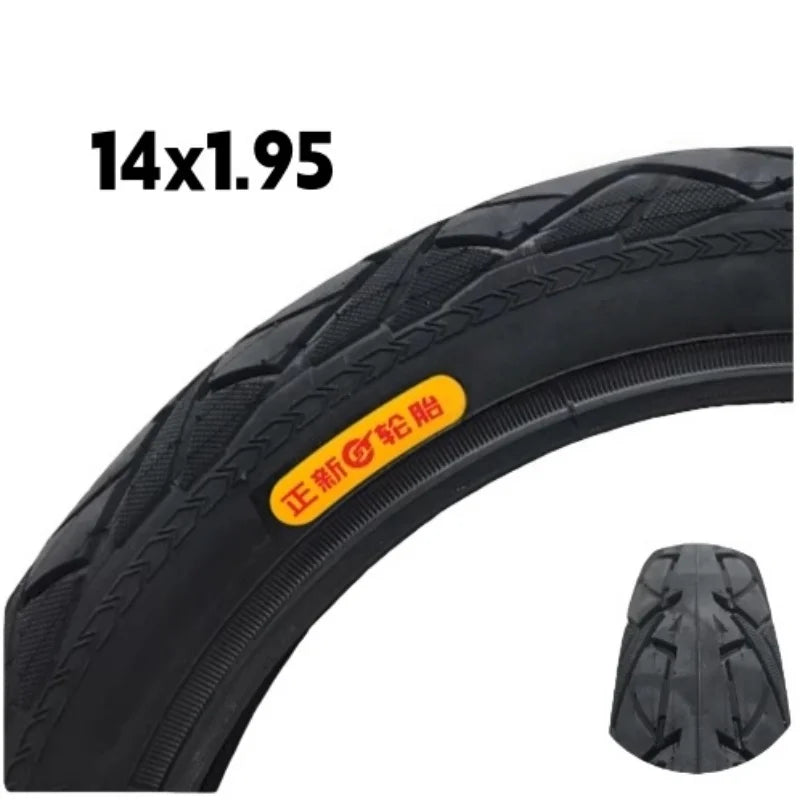 14Inch Electric Bicycle Tire 14X1.95 Outer Tyre Replacement Vehicle Tube Tyre for Electric Bikes 14x1.95 14 inch