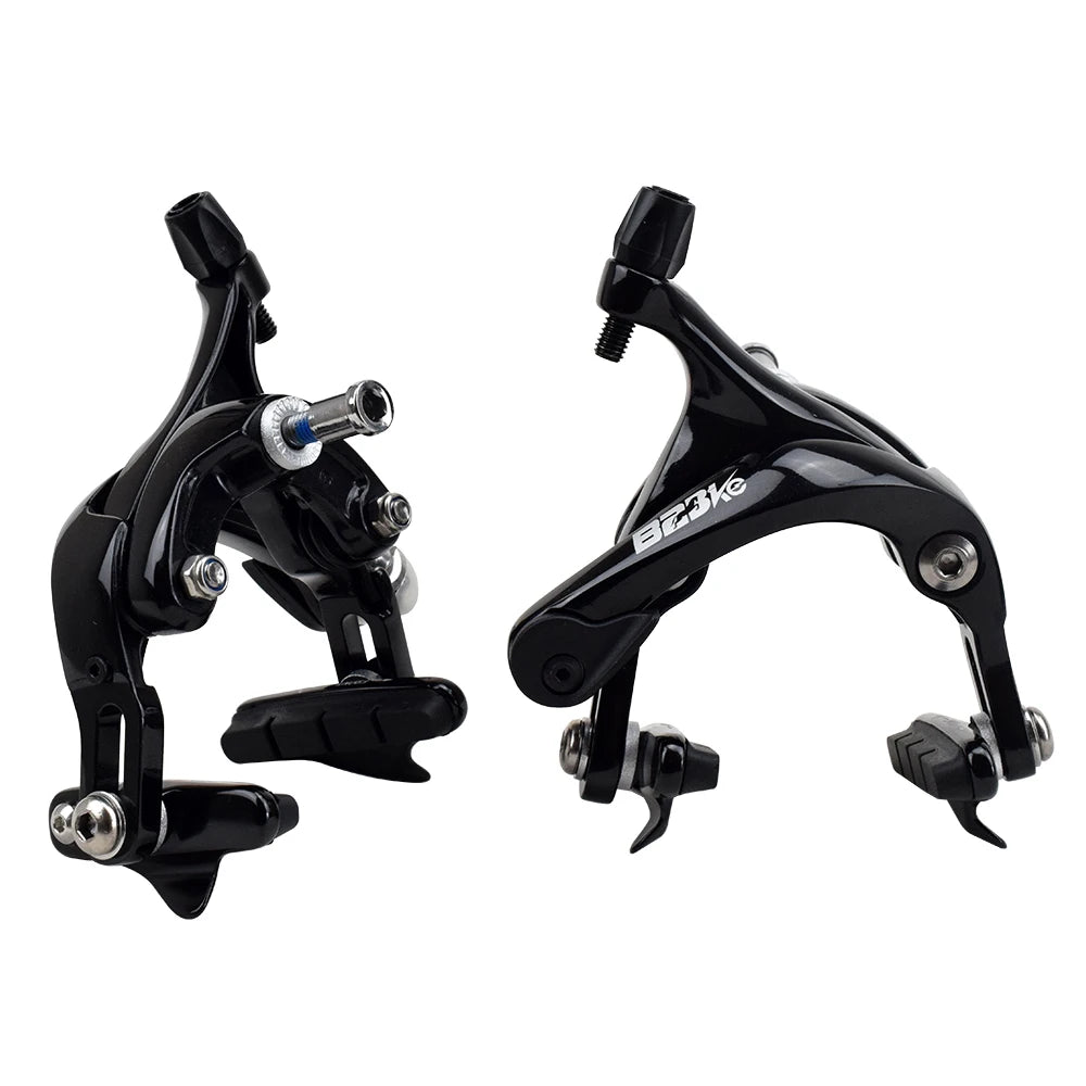 Aluminum Road Bicycle Brake CNC Forged Alloy Racing Fixed Gear Track Bike Wheel Rim C Brake Caliper Sets Front & Rear