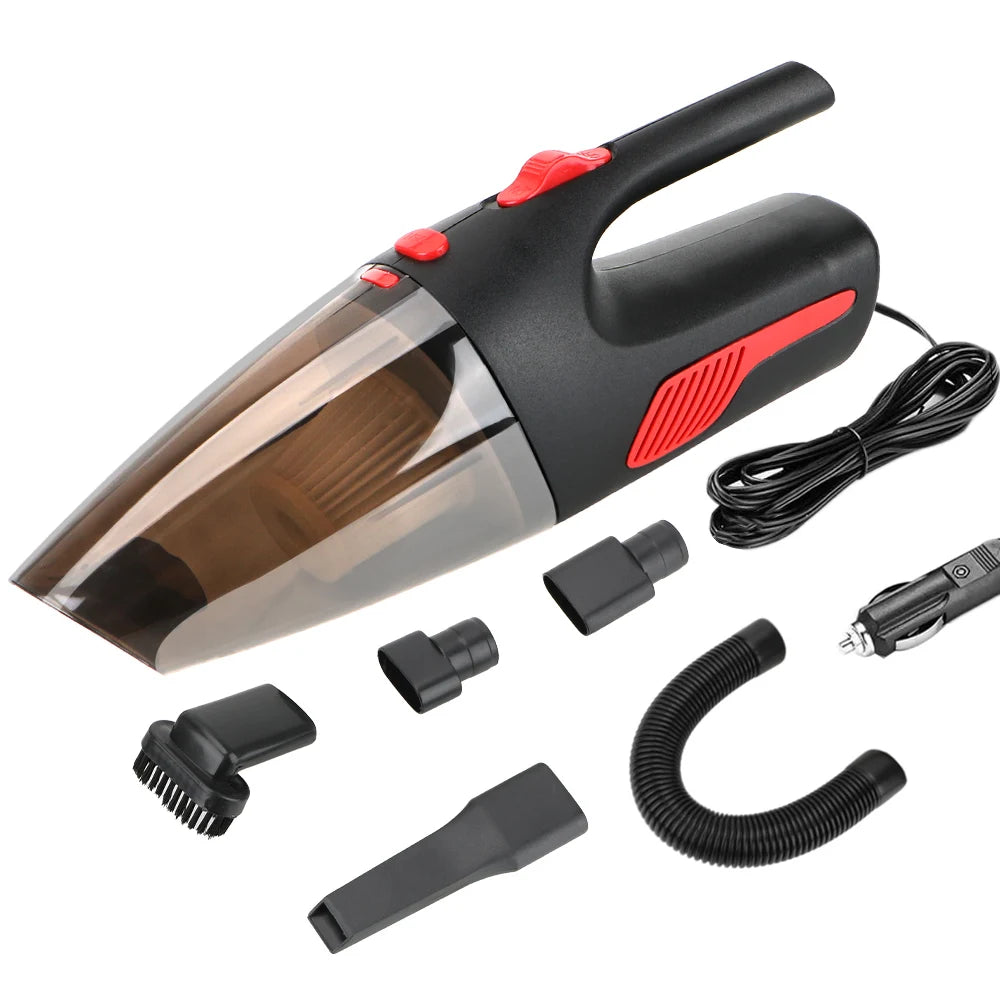 For Car Home 120W 12V 5000PA Cordless/Car Plug Cleaner Powerful Handheld Car Vacuum Super Suction Wet/Dry Dual-Use
