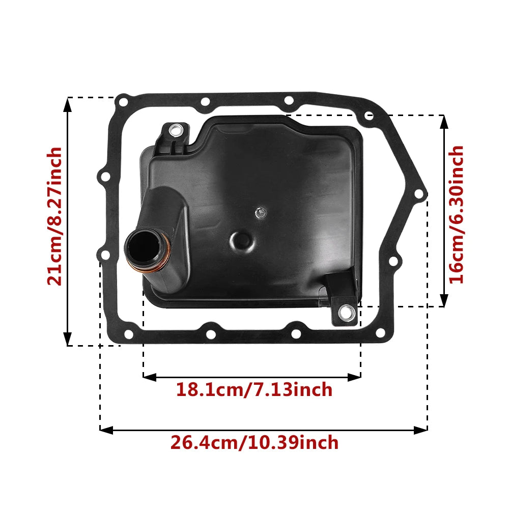 Automatic Transmission Filter with Gasket for CHRYSLER DODGE AVENGER JOURNEY RAM PROMASTER VOLKSWAGEN ROUTAN 68018555AA