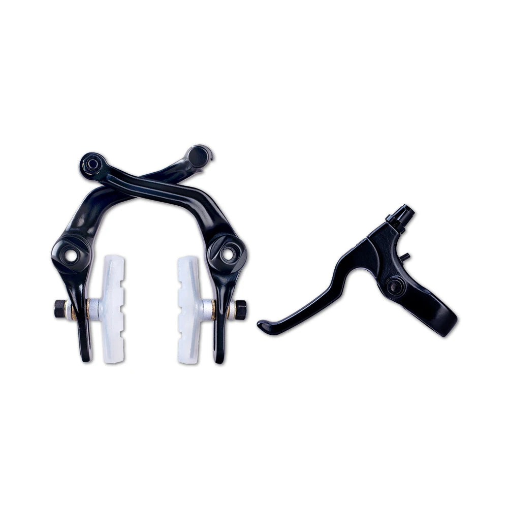 Funsea Bicycle Brakes U Brake Kit Bike Accessories Forged Alloy Lever Transparent Pads Inner Outer Housing BMX Parts  Cable