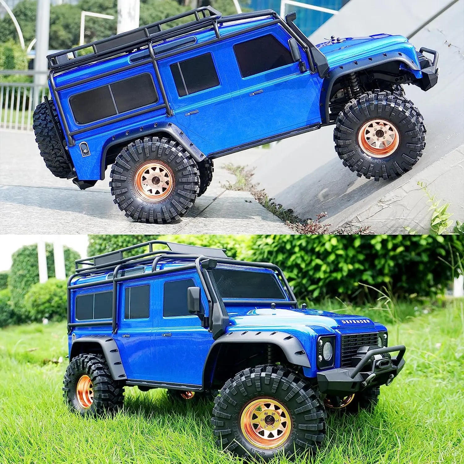 1.9'' RC Rubber Tires 1/10 RC Crawler Tyre for SCX10 90046 SCX10 UTB18 TRX4 6 Redcat Gen8 7 VS4-10 1/10 RC Crawler Car 45*120mm
