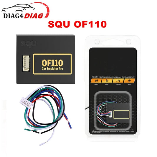 SQU V110 Universal OF 110 Car IMMO Emulator for Most Model Car Tacho ECU Tuning Programmer Tool