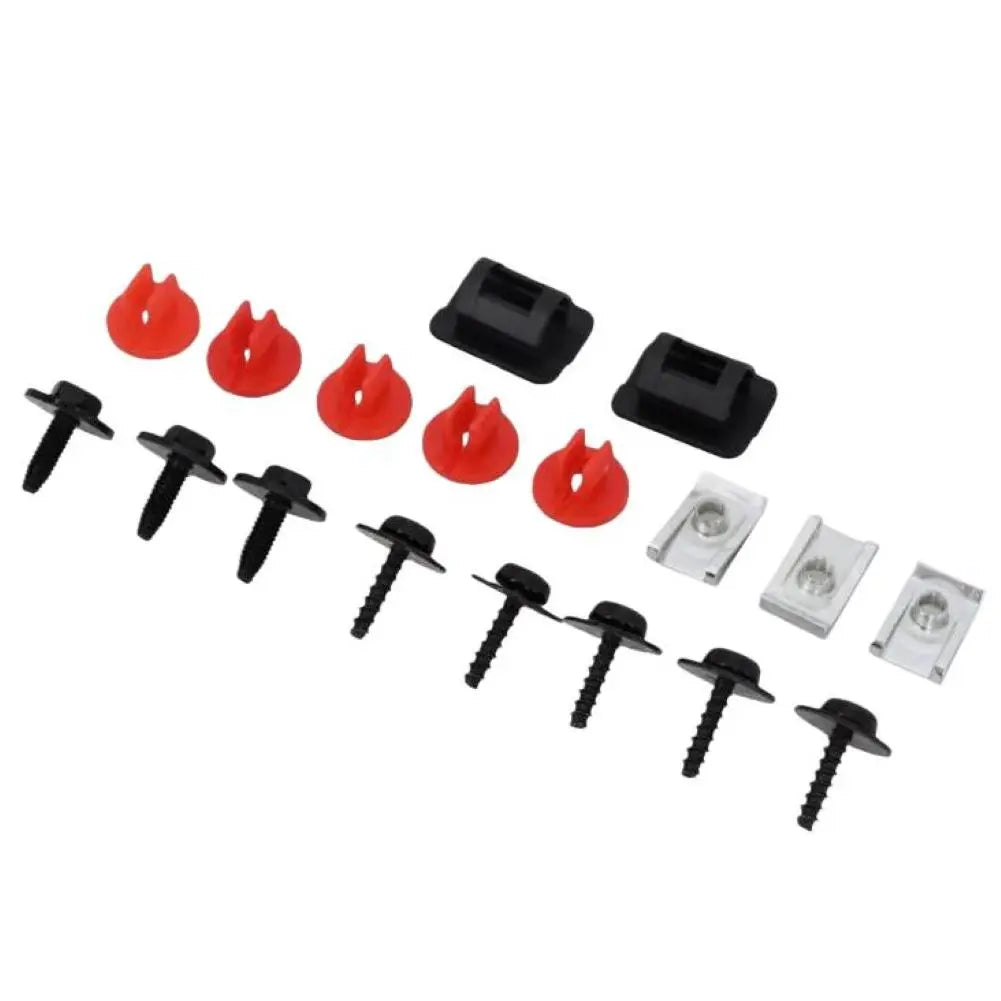 Engine Under Tray Splash Guard Mounting 18pcs Set Replacement Parts for Volvo V40 2012-2019 Models 31391440 30683256