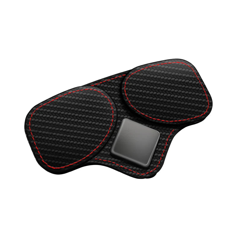 Car-mounted eyeglass holder - sunglasses double holder - car sunshade for storing sunglasses, tickets and cards car accessories