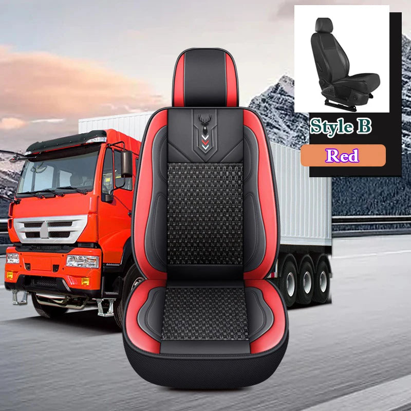 Truck Lorry Bus Big Auto Seat Cover Cushion Ice Silk Mat for KAMAZ SITRAK GAZ JAC SCANIA IVECO ISUZU Volvo MAN DAF Hino TATRA