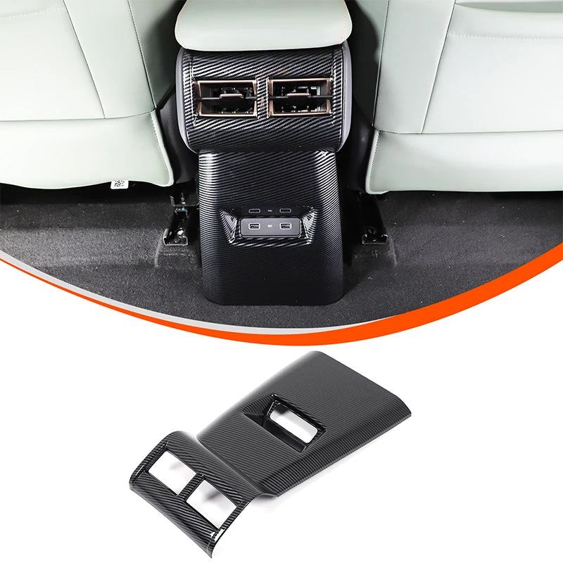 For Chery JAECOO J6 Icar 03 2024 2025 interior Accessories door handle gearshift panel steering wheel cover Carbon Fiber