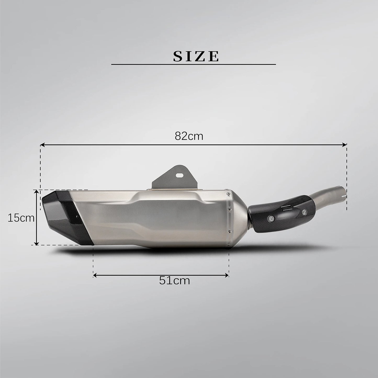 For Yamaha Tenere 700 T700 Escape Modify Slip-on Motorcycle