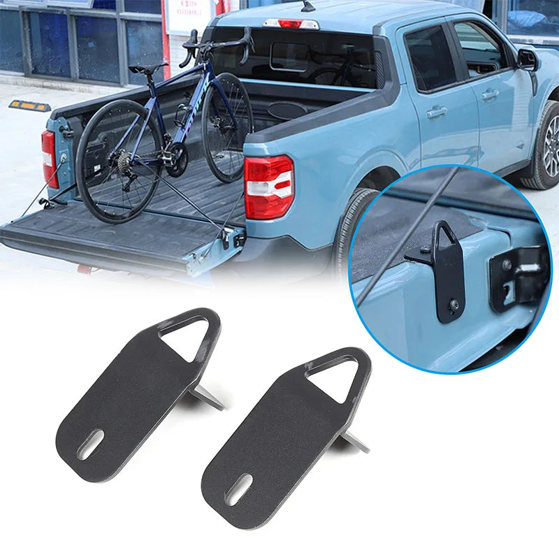 For Ford Maverick 2022-2025 Truck Tailgate Trunk Luggage Anchor Pickup Bed Side Tie Down Cleat Hook Fastner Clip Car Accessories