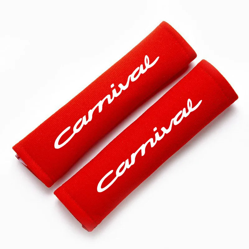 Car Safety Belt Cover Adjustable Seat Belt Cover Shoulder Strap Covers For KIA carnival Accessories Car Shoulder Protector Pad
