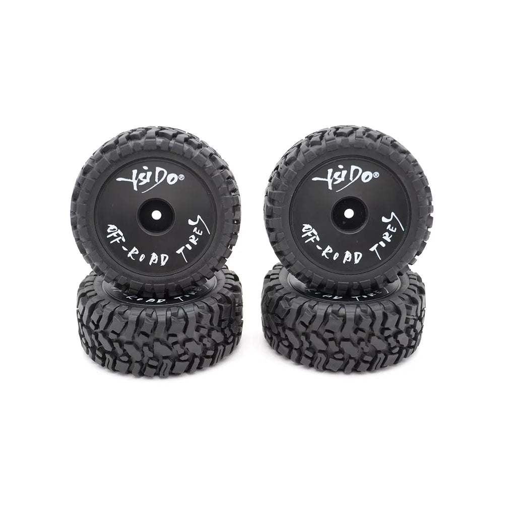 Front Rear Tires Wheel Tyre for Wltoys 144001 144010 124016 124017 124010 ZD Racing BX12 1/12 1/14 RC Off-Road Car Upgrade Parts