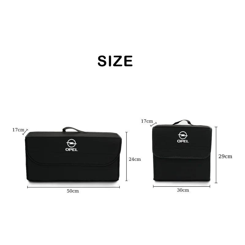 Car Trunk Organizer Bag Foldable Stowing Tidying Storage Box For Opel Corsa Astra Insignia Vectra Zafira Meriva Mokka Grandland