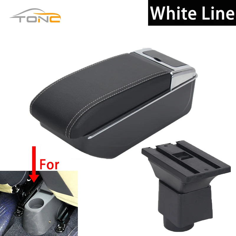 For Chery A1 2007-2011 car armrest box central storage box with cup holder car interior modification details accessories