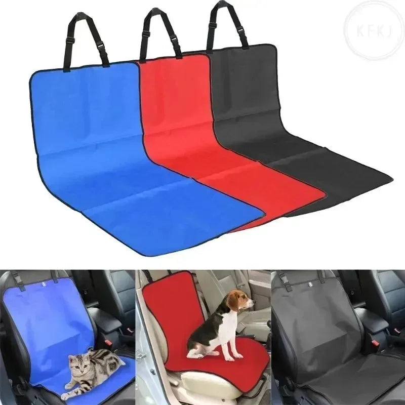 Universal Anti-fouling Pet Seat Cover Multiple Models Compatible Durable Material 106x49cm Waterproof Foldable Car Rear Cushion