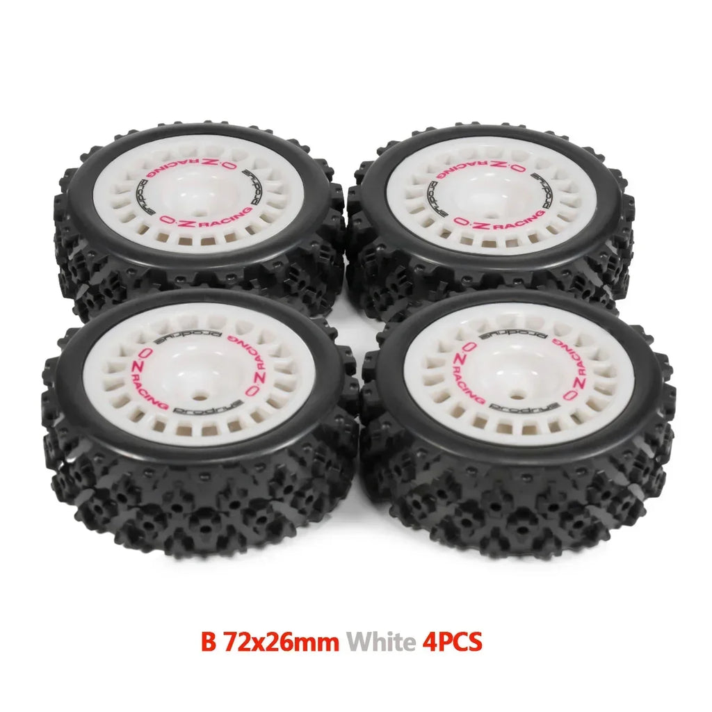 4Pcs RC Racing Car Glued Rubber Tires On Road Tyre Wheel for Tamiya TT02 TT-01 XV01 TA06 DF-03 PTG-2 WR8 Upgrades Parts