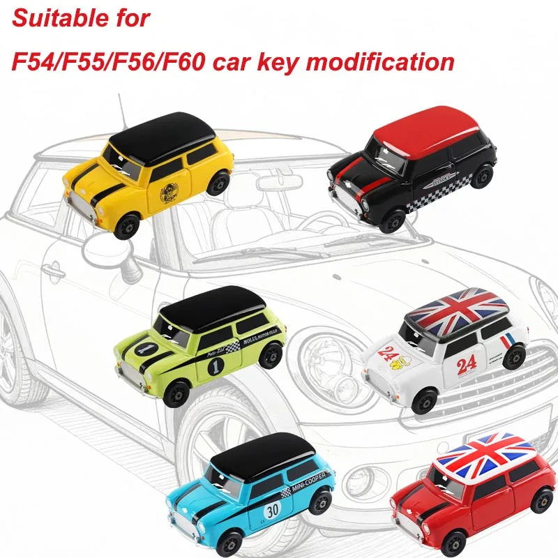 ABS Material Car Model Car Key Case For MINI F54 F55 F56 F60 Countryman Car Key Modification Accessories