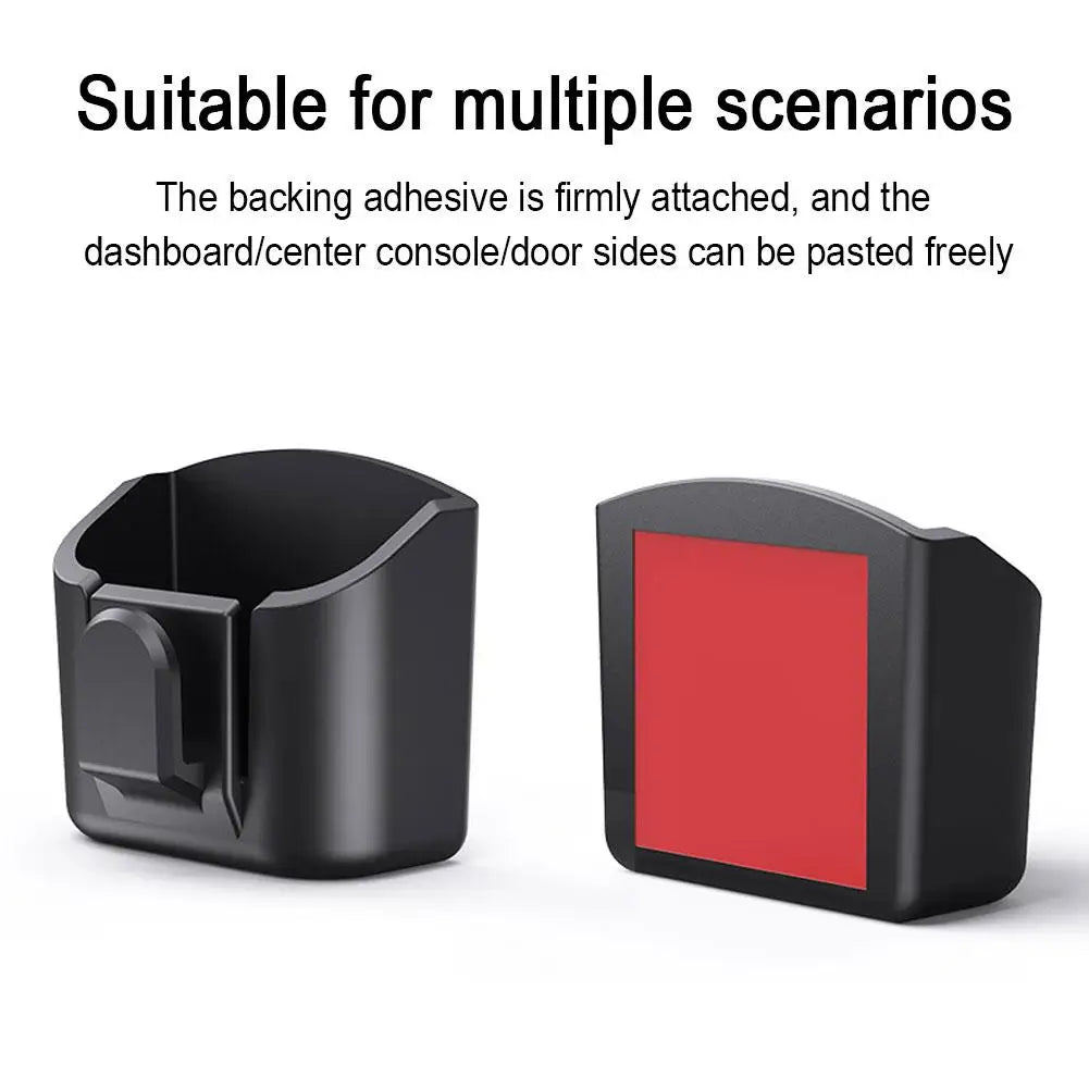 Car Key Cover Hook Car Dashboard Key Storage Box Reusable Back Adhesive Organizer Box Anti-Slip Organizer Accessories