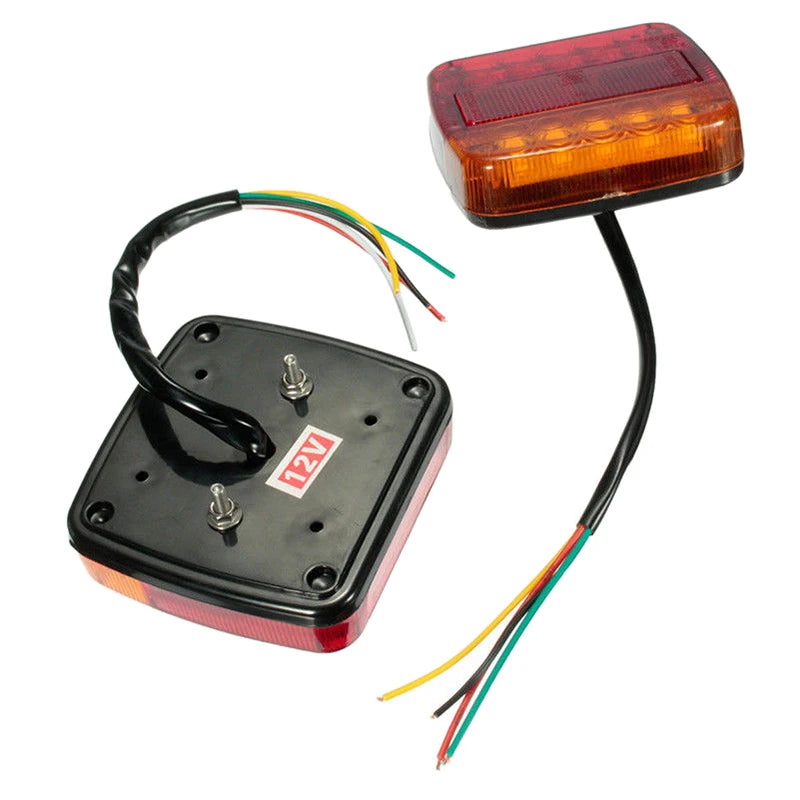 1pc 20LED 12V Waterproof Durable Car Truck LED Rear Tail Light Warning Lights Lamp for Trailer Caravans