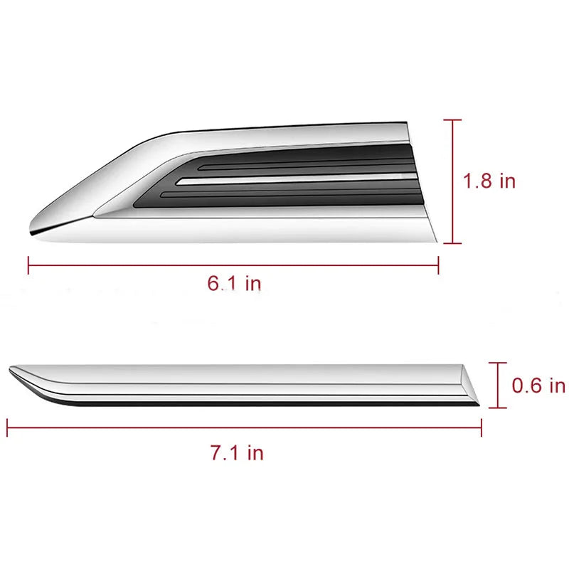 For Volkswagen VW Tiguan 2017 2018 2019 2020 MK2 Car Accessories Styling ABS Outer Side Fender Front Door Cover Trim