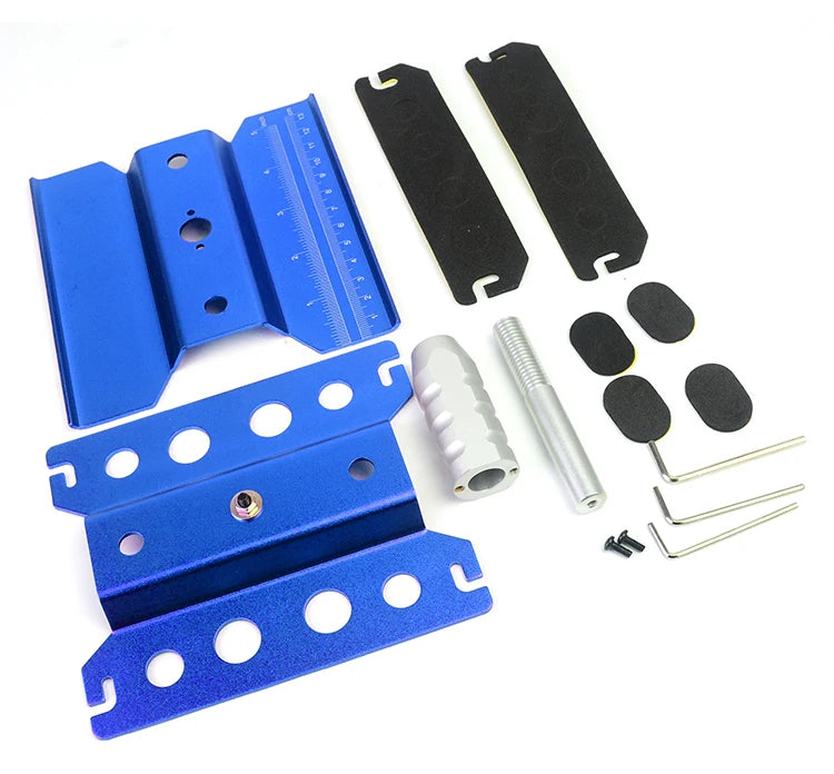 RC Cars Tool Heightening Work Stand Assembly Platform 360 Degree Rotate Repair Station 1/10 1/8 Buggy Crawler Car