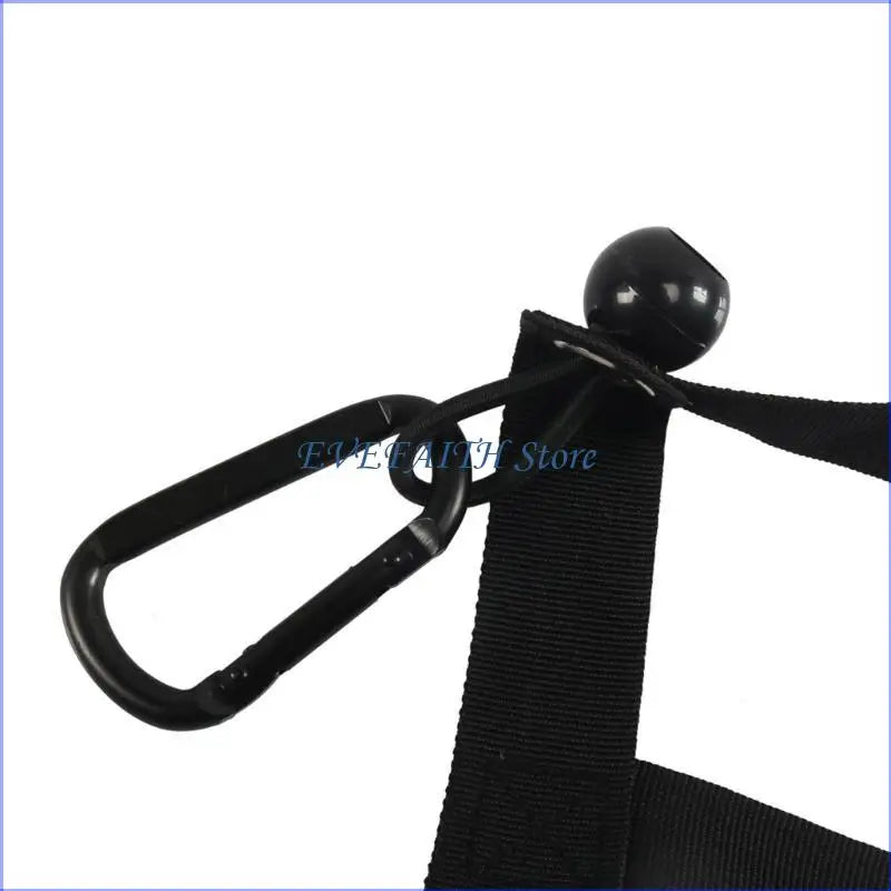 124B Tailgate Net for Pickup Truck Bed Universal All Weather Use Netting Black