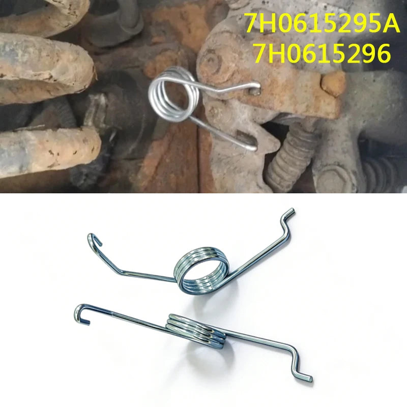 7H0615295A 7H0615296 Para VW Audi Golf Bora Skoda Seat Peugeot Freno de mano de coche Freno de estacionamiento trasero Muelles de retorno de la pinza de la palanca