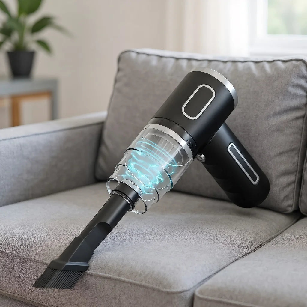 Wireless Car Vacuum Cleaner - 9000Pa Strong Suction Portable Mini Dust Blower for Car Home Cleaning