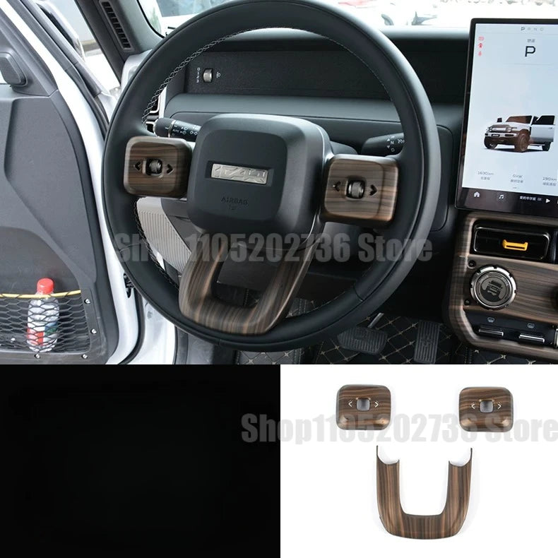for Chery iCAR V23 2025 2026 Interior Accessories Control Overlays Cover Trim Door Handle Gear Shift Panel Steering Wheel