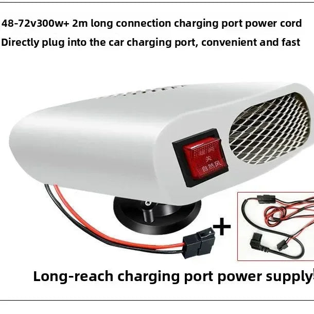NEW Electric Tricycle Defrost 48V Electric Vehicle Heater 60V Electric Four-wheeler Heating Defrost Defogging 72V