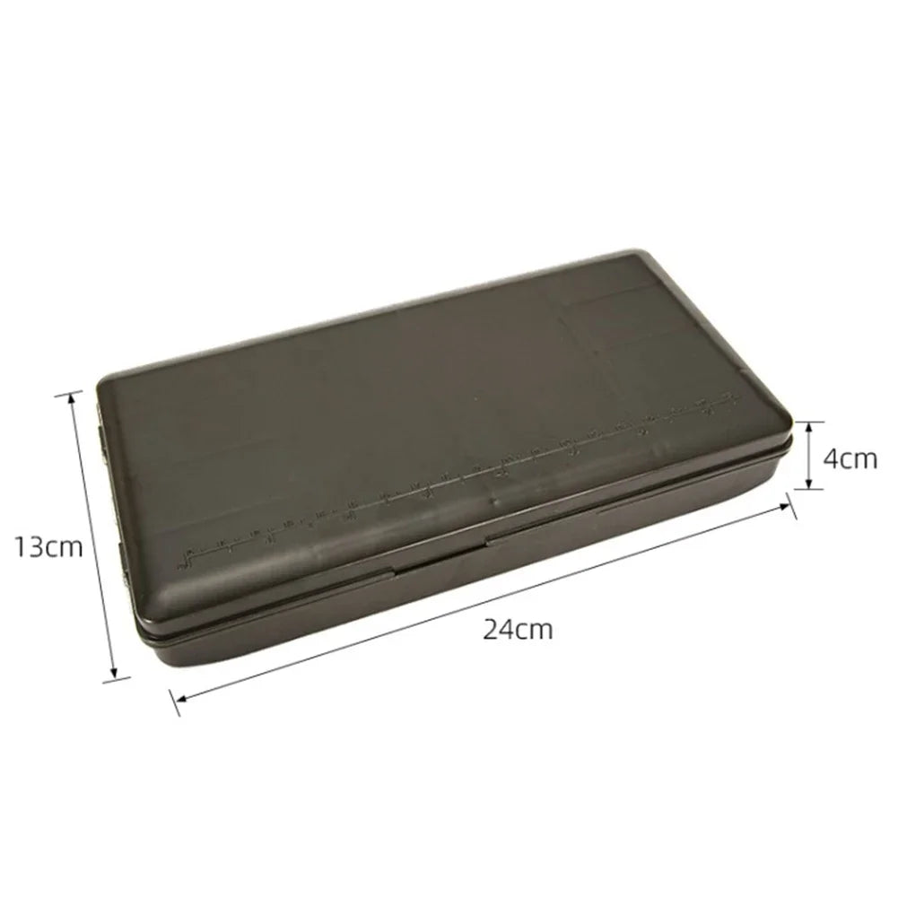Carp Fishing Organizer Box Portable Fishing Accessories Box 27 Grid Magnetic Multipurpose Compartments Fishing Gear Accessories