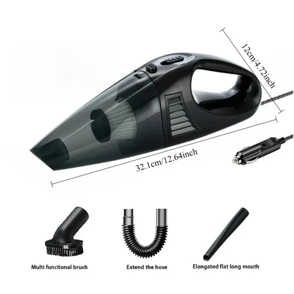 Clean Any Mess, Anywhere. Portable Vacuum for Car Seats, Home Sofa & Tight Spaces. The Ultimate Quick-Clean Tool.