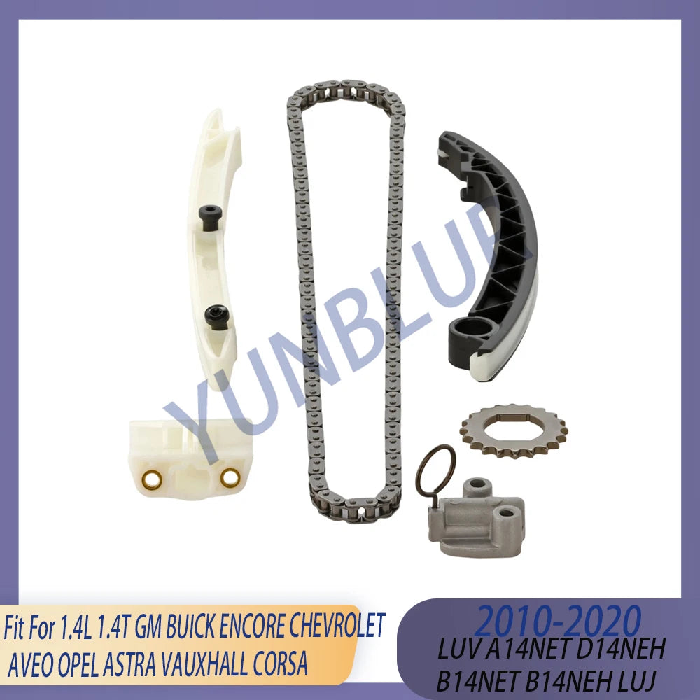 Engine Parts Timing Chain Kit Fit 1.4L LUJ A14 B14 Gas 11-20 For GM BUICK ENCORE CHEVROLET AVEO OPEL ASTRA VAUXHALL CORSA 1.4L