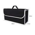 Large Anti-Slip Organizer For Car Trunks – Soft Felt Storage Box With Compartments