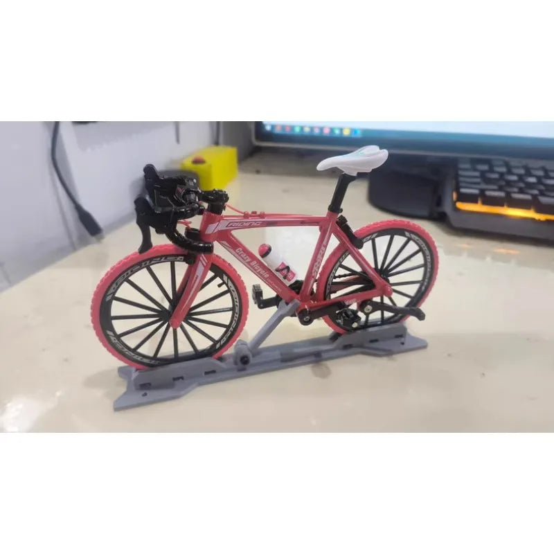 RC Crawler Universal Bike Rack Model  Frame Mounts on Crawler Truck Bed Roof Rack Upgrade Accessory Decorative Functional Part