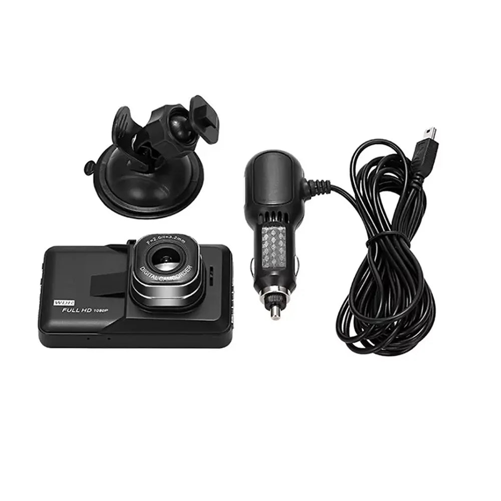 Full HD 1080P Dash Cam Video Recorder Driving Car DVR Car Recording Night Wide Angle Dashcam Video Registrar car dash camera