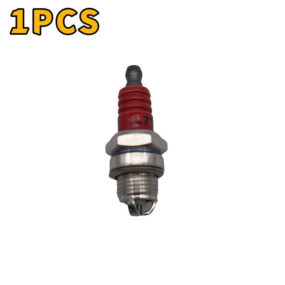 Bujía L7T de 2 tiempos para motosierra desbrozadora con electrodos para motor STIHL 017, 018, 021, 023, 024, 025 y 026 MS 170, 180, 190 y 200