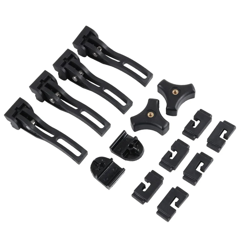 Universal Replacement and Accessories Part Kit For Hard Tri-Fold Tonneau Pickup Truck Bed Cover Car Rear Front Clamp T-Bolts