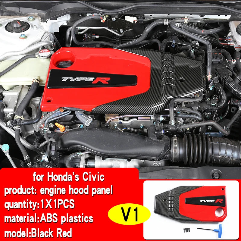 Suitable for 10th generation Honda Civic 2016-2021 car interior decoration center console air outlet gear decoration accessories