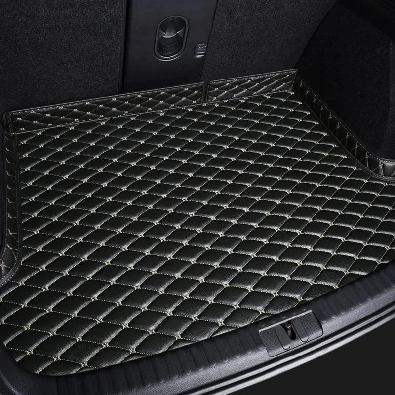 Custom Automotive Car Floor Mats For Mercedes W124 1985 1986 1987 1988 1989 Auto Luxury Leather Men Women Car Mats Full Coverage