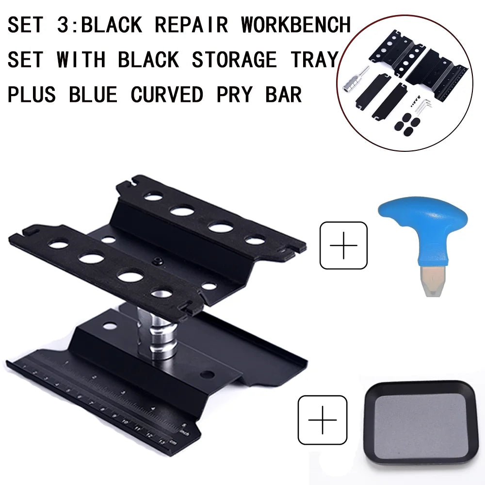 RC Car Tool Lifting Work Stand Mounting Platform 360 Degree Rotating Repair Station For 1/10 1/8 Buggy Crawler Car