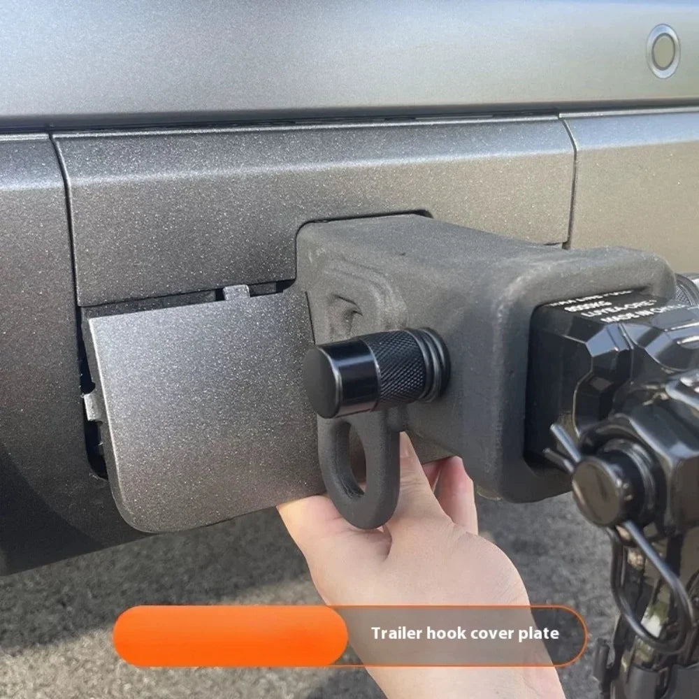 Car Trailer Hook Cover For Haval H9 2024 2025 Decoration Off-road Anti-Collision Rear Bumper Decoration Trailer Ball Hook Cover