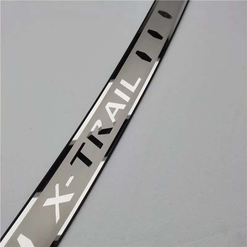 Car Accessories FOR Nissan X-Trail 2014 2015 2016 2017 2018 2019 2021Door Sill Rear Bumper Protector Sill Trunk Tread Plate Trim
