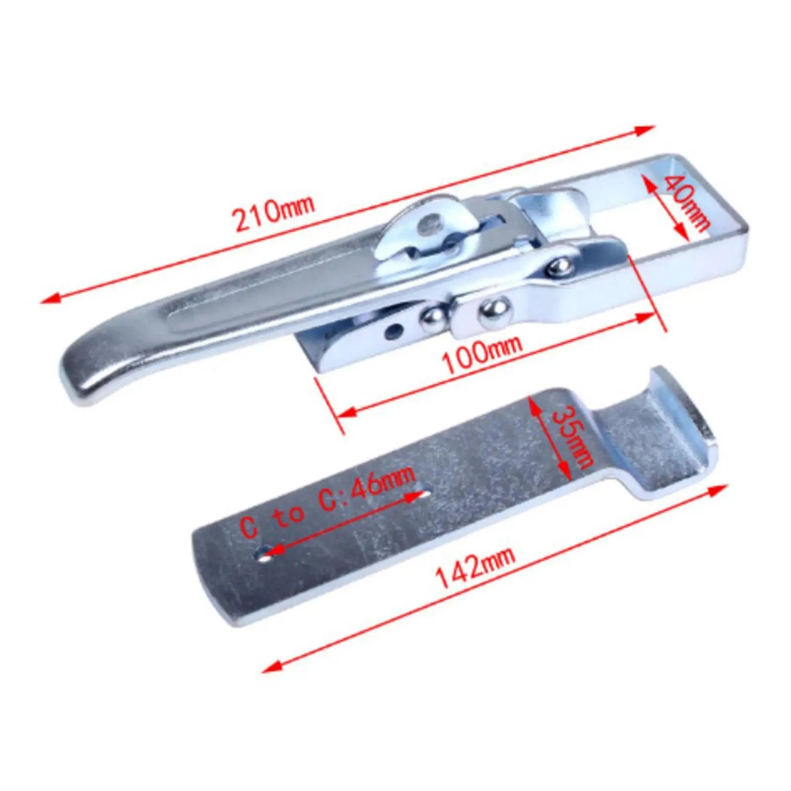 Utility Trailer Lift Gate Latches Spare Parts Pull Latch Hasp Fit for Parts
